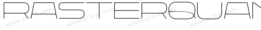 Rasterquan Semi Expa字体转换